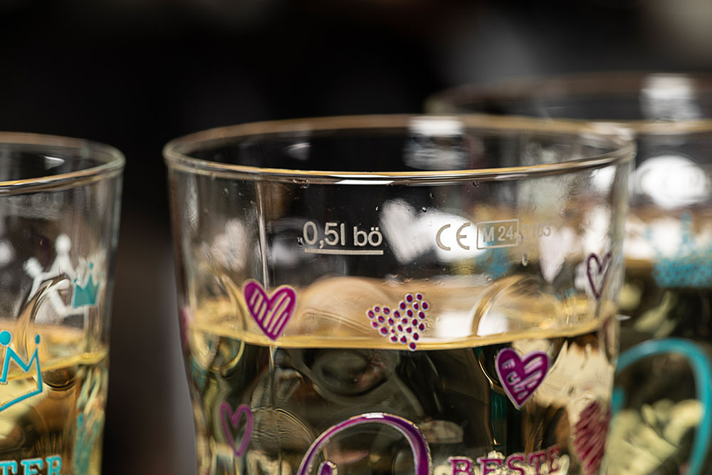 Dubbeglas 0,5 l Bestie, geeicht