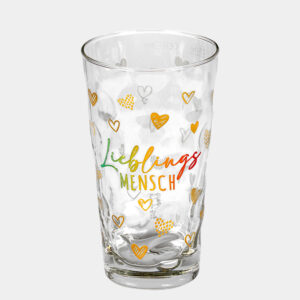 Dubbeglas 0,5 l Lieblings MENSCH