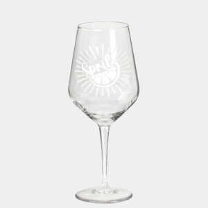 Weinglas Electra mit Dekor "Spritz"