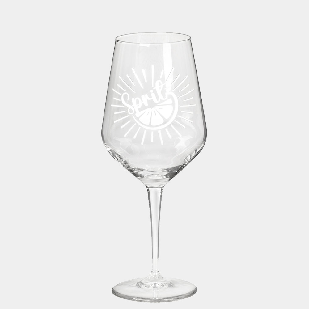 Weinglas Electra mit Dekor "Spritz"