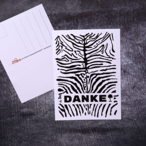 Postkarte "Danke"