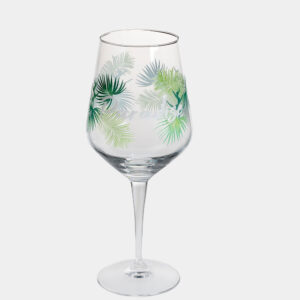 Weinglas mit Aufdruck "Paradise"