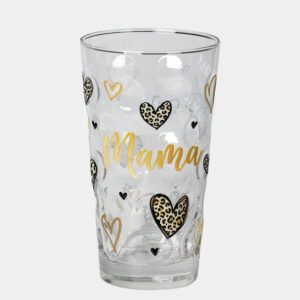 Dubbeglas mit Aufdruck Mama